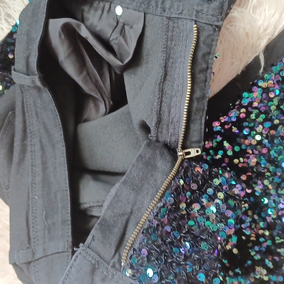 Sparkly sequined jeans - Picture 12 of 16